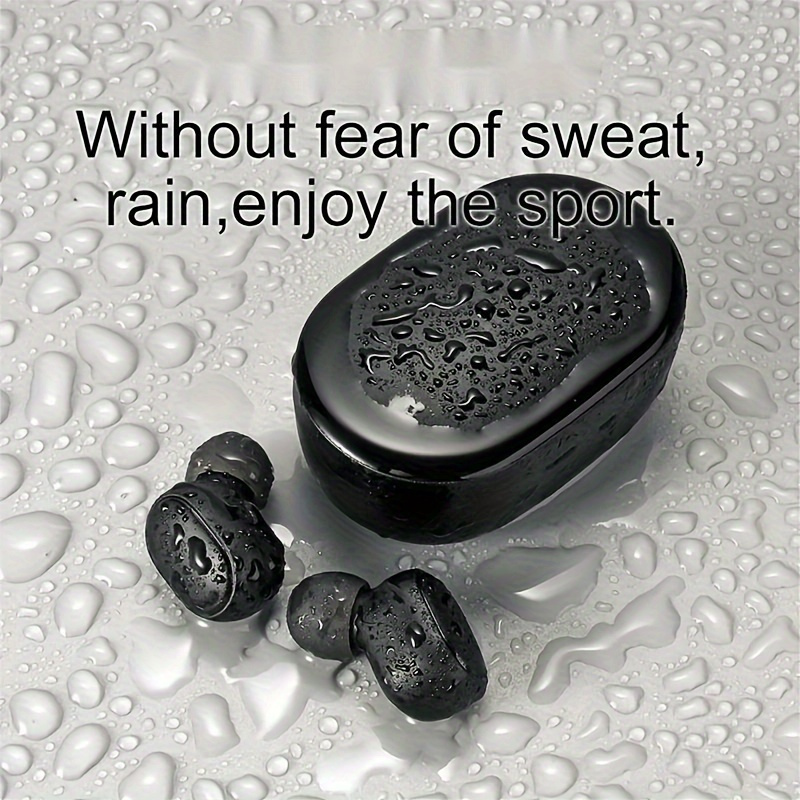 Wireless Earbuds In-ear Hi-fi Stereo Waterproof Bluetooth Headset_voghion.com