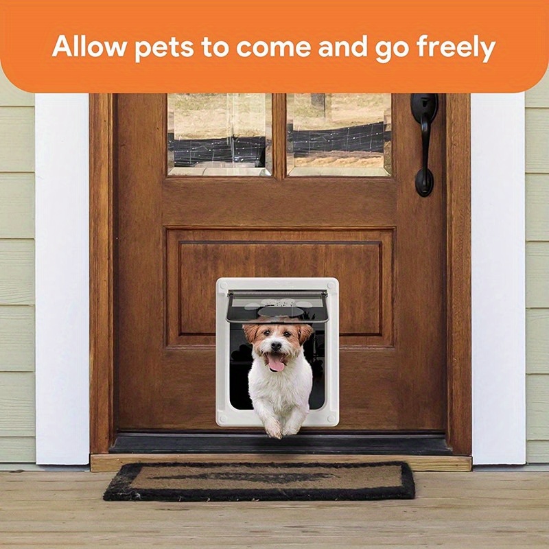 Pet Door Medium Dog Pets Easy Install Closing Panel Included Temu