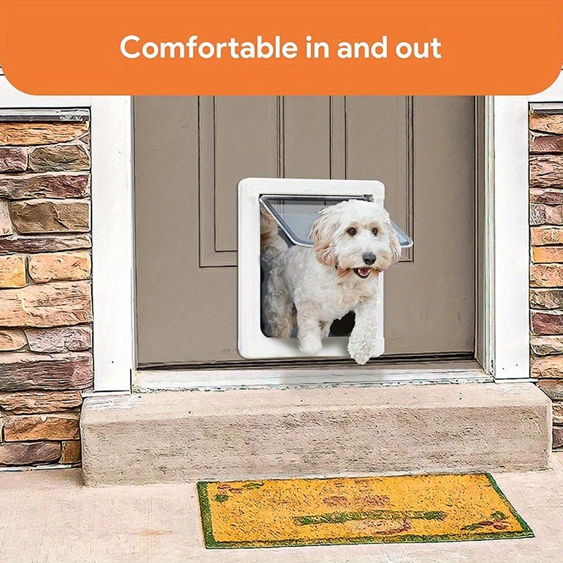 Pet Door Medium Dog Pets Easy Install Closing Panel Included Temu