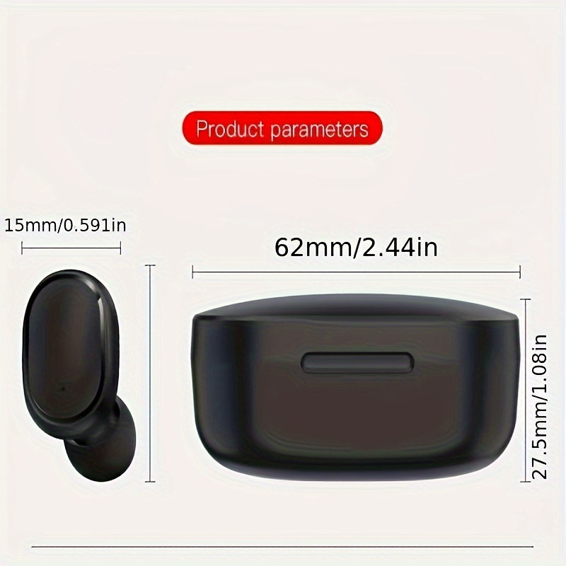 Wireless Earbuds In-ear Hi-fi Stereo Waterproof Bluetooth Headset_voghion.com