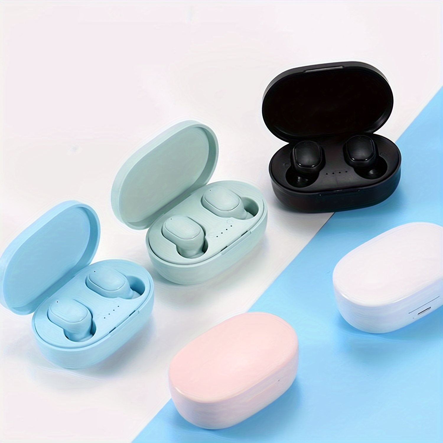 Wireless Earbuds In-ear Hi-fi Stereo Waterproof Bluetooth Headset_voghion.com