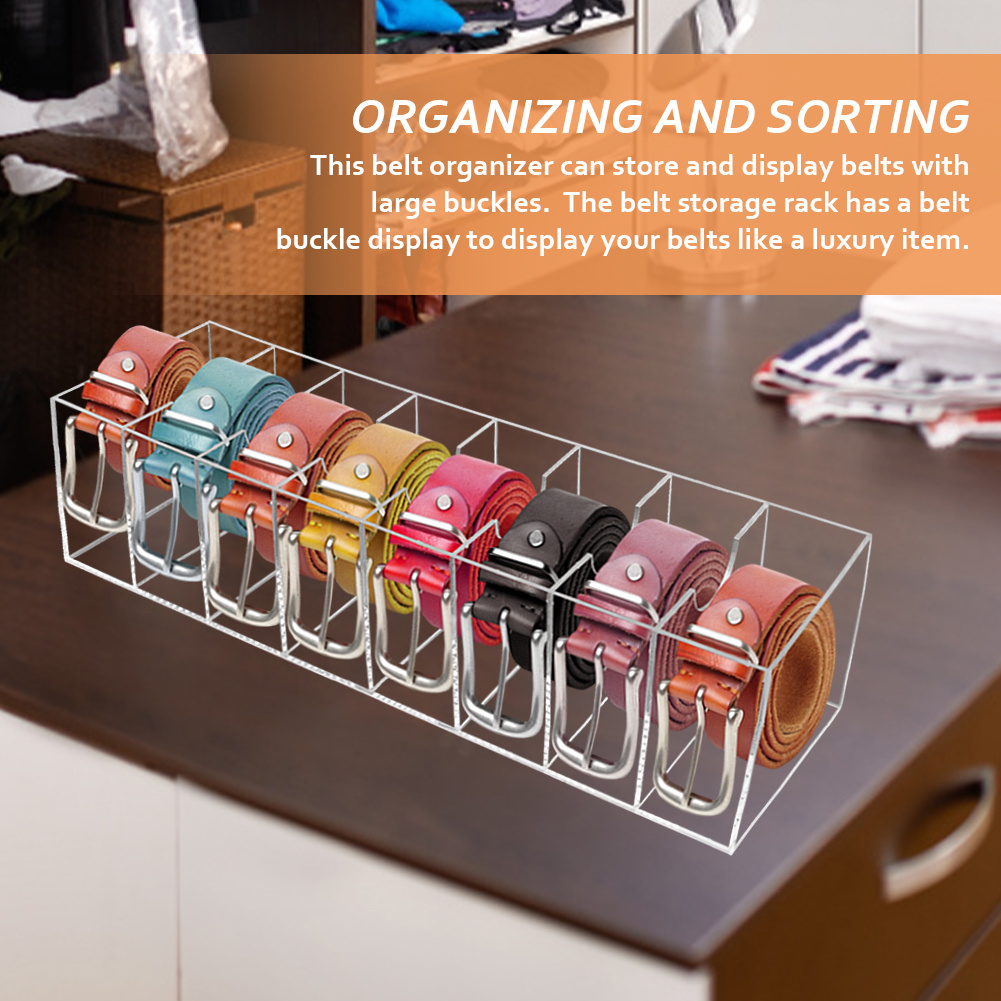 Belt organizer outlet