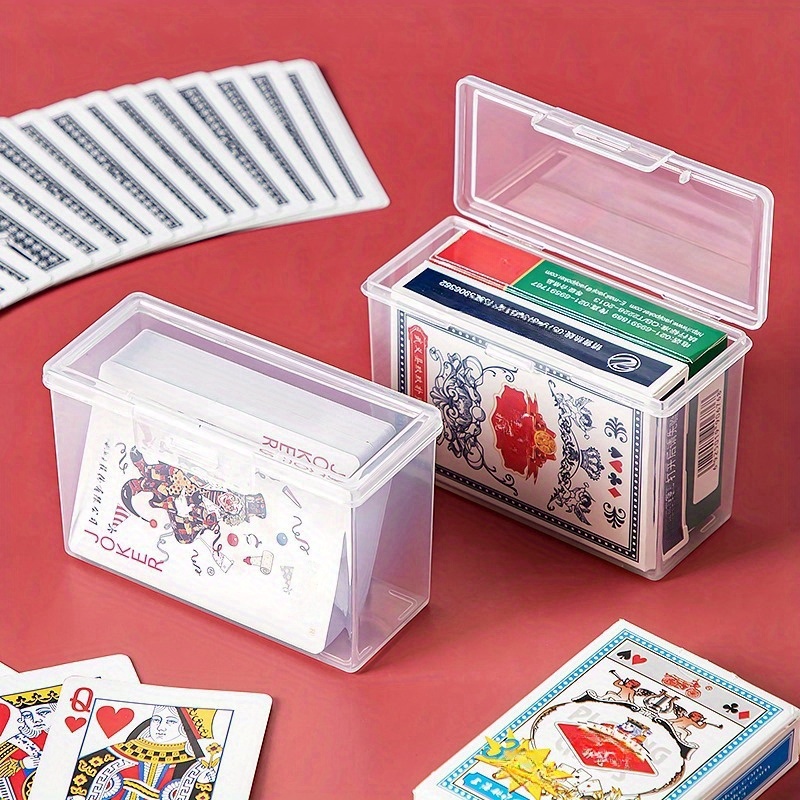 Cartas de póker con caja