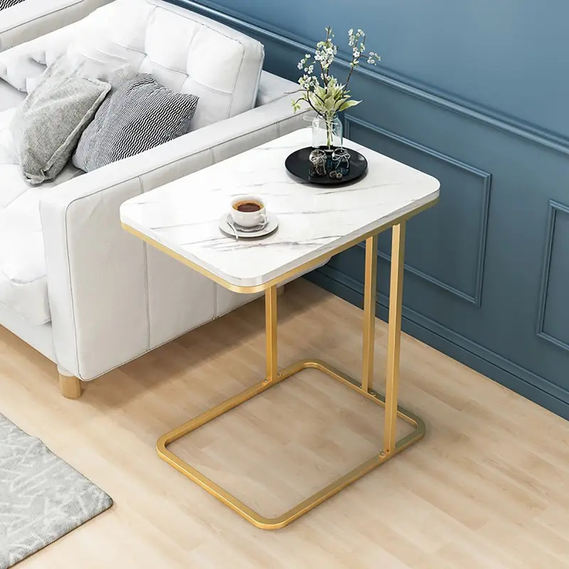 Mesa auxiliar de sofá moderna y sencilla para el hogar, mesa
