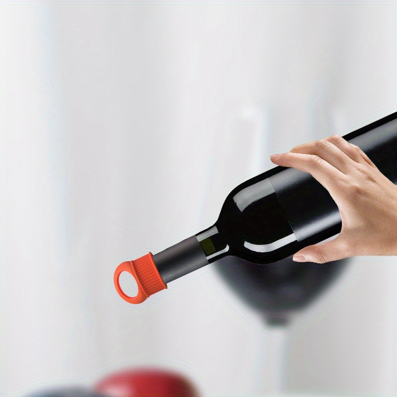 Tappi per vino in silicone Sostituire un sigillo ermetico di sughero sulle  bottiglie di vino Copertura della bottiglia di birra riutilizzabile Tappo  della bottiglia di vino Risparmio di vino Regali di vino