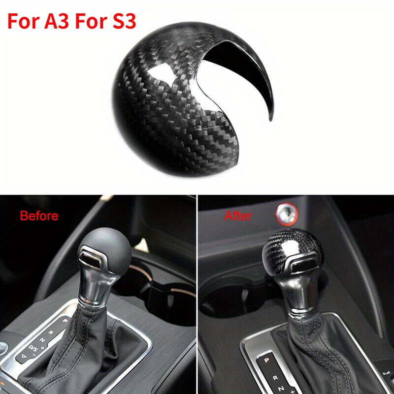 Autocollant en fibre de carbone pour volant de voiture compatible avec Audi  A3 A4 A6 A8 Q5 Q7 Accessoires (noir) : : Auto et Moto