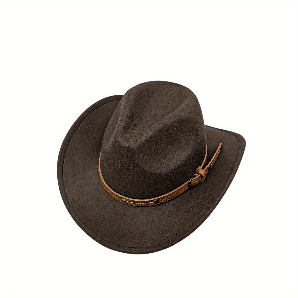 Men & Women Vintage Wide Hat With Belt Buckle Adjustable Outbacks Hats Men  And Women Hat