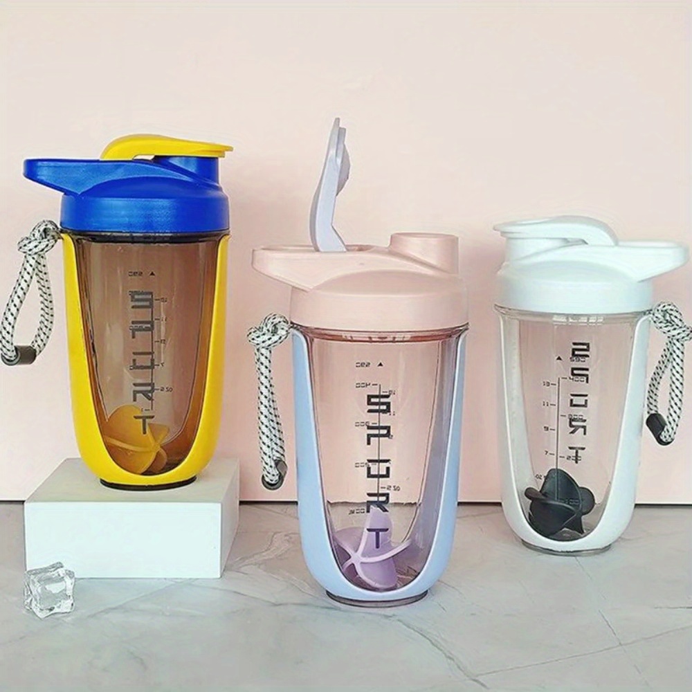 Blender Shaker Bottle para mezcla de proteínas en polvo (sin BPA) - Mejor  vaso agitador de 28 onzas con batidor de acero inoxidable, mezclador de