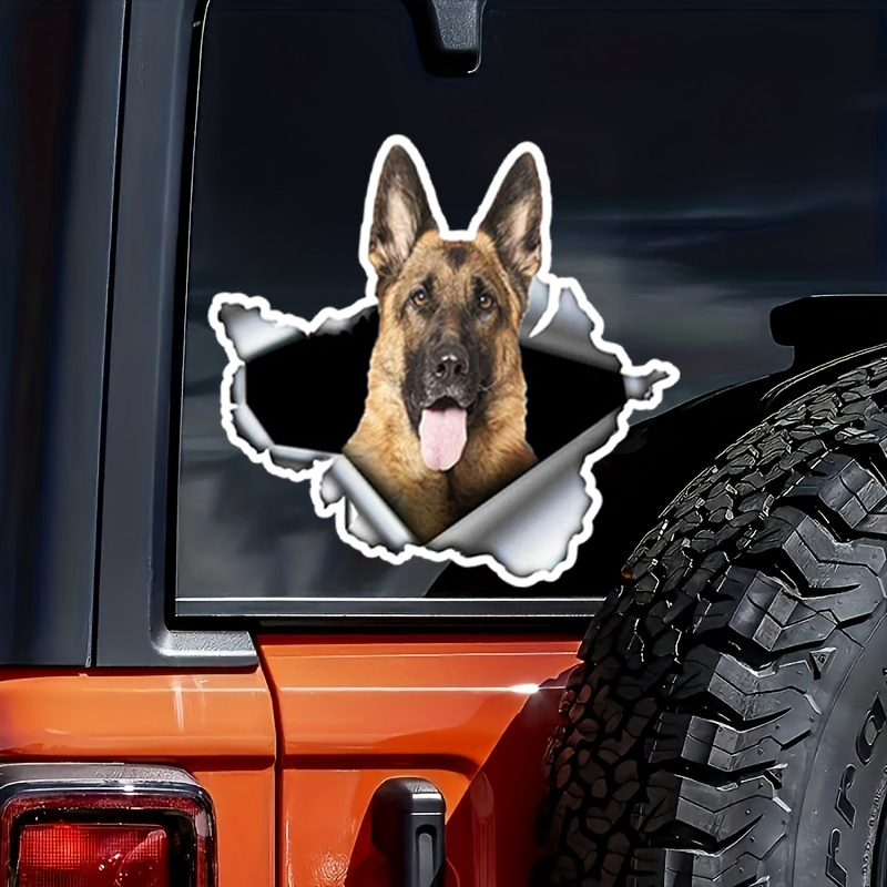 German shepherd clearance rear window decal