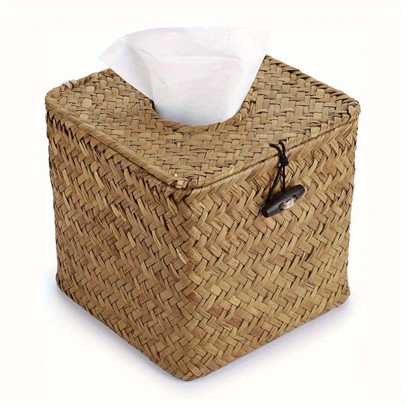 Seagrass tissue box deals cover