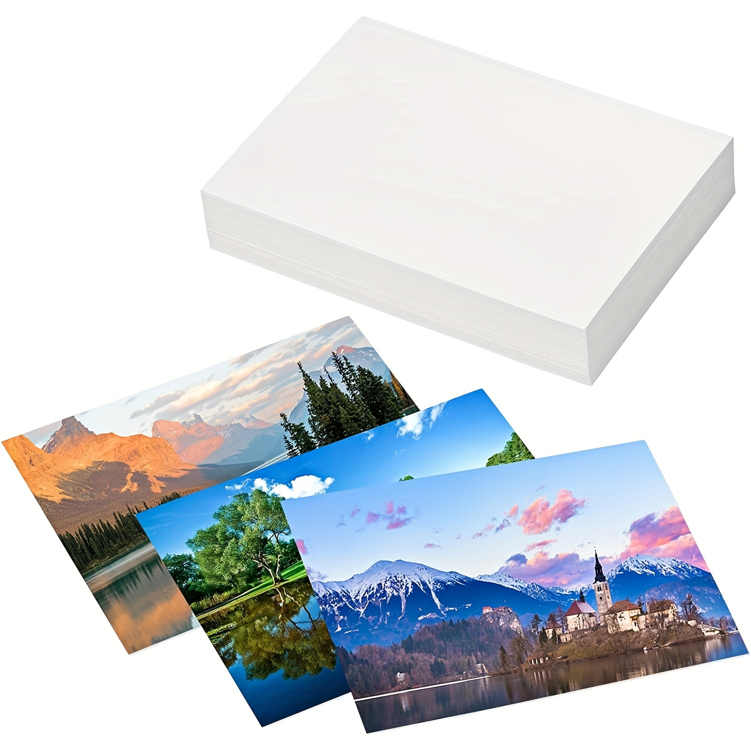 100Sheets High-gloss Photo Paper, For 5 Inch (3R) Photo Inkjet Printer  Special Photo Paper Printing Paper, 3.5 X 5 Inch, 7.05oz/m²