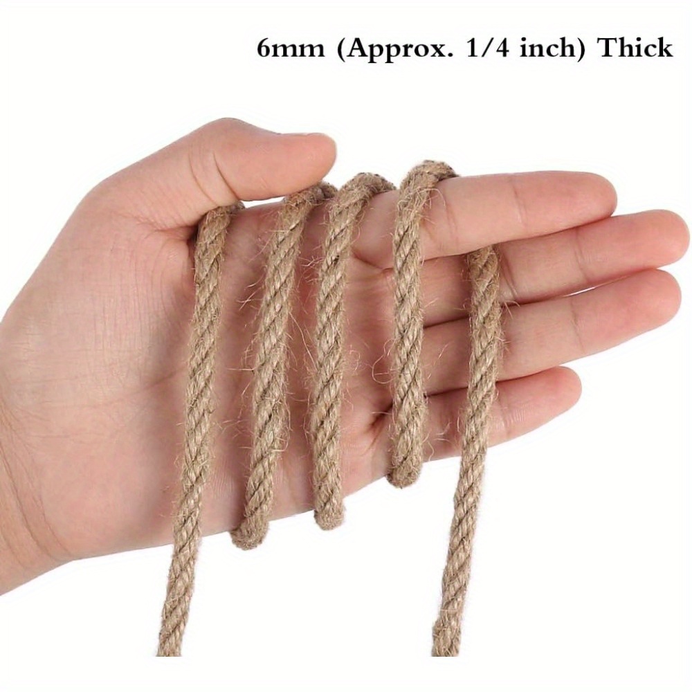Natural Jute Hemp Rope Strong String Craft Twine Diy Arts - Temu