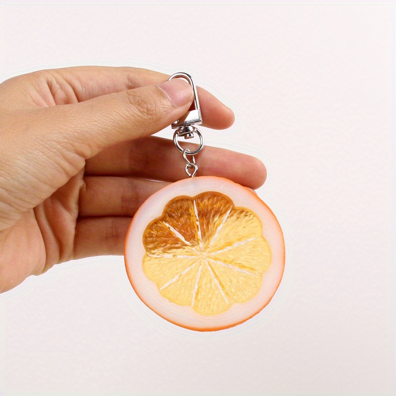 PVC-Simulation Obst Schlüsselanhänger Zitronenscheiben Lebensmittelmodelle  Lustige Schieß-Requisiten Auto-Schlüsselanhänger Tasche hängende  Schmuckgeschenke – die besten Artikel im Online-Shop Joom Geek