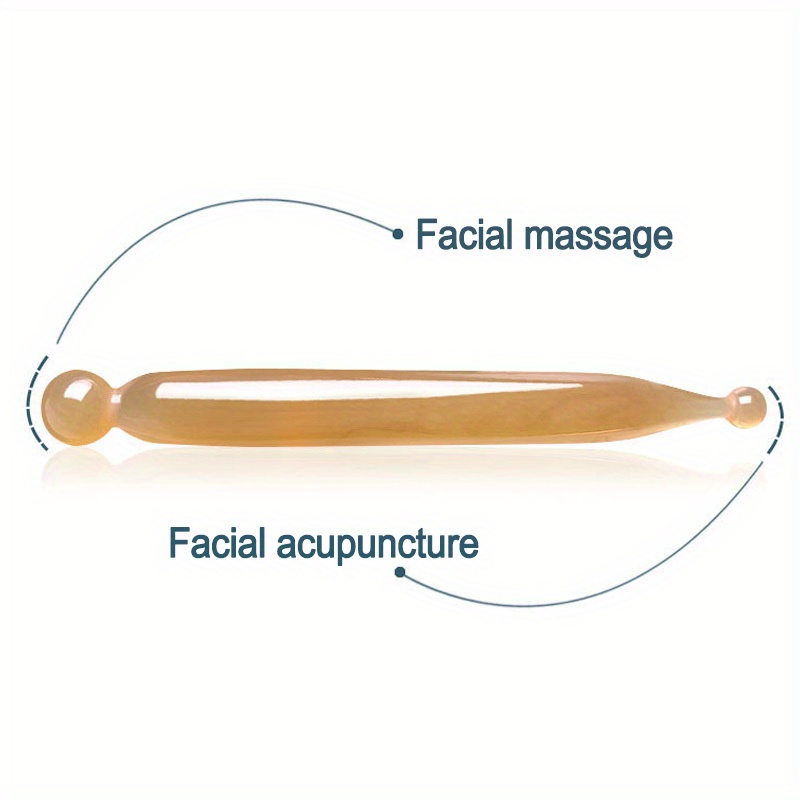 Stylo d'acupression, outil de massage de réflexologie faciale, outil  d'acupression, stylo d'acupuncture d'oreille à double tête (F2)