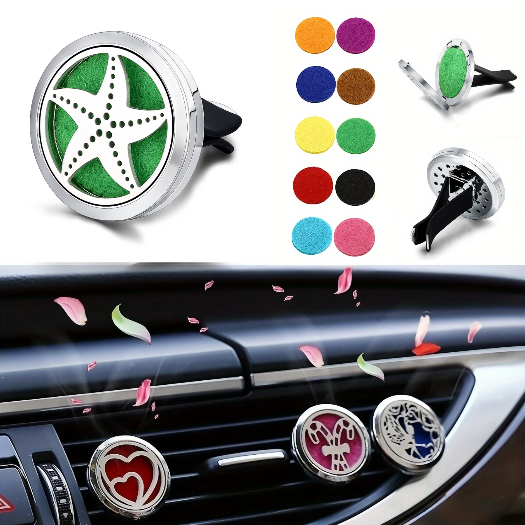 Car Diffuser Fragrance Car Air Fresheners Automotive Aromatherapy Diffuser