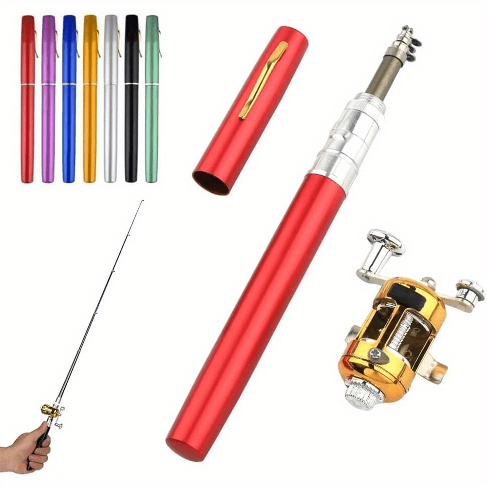 Pocket Fishing Rod Portable Telescopic Fishing Rod Pen Style