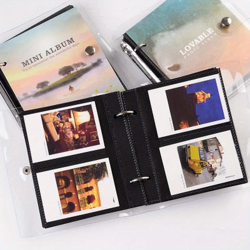 1 Libro Almacenamiento Autoadhesivo Álbum Fotos Colgante - Temu