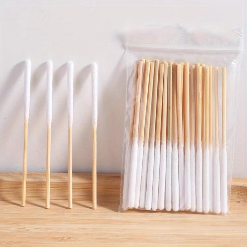  6 Inch Long Cotton Swabs,600pcs Cotton Swabs,Long Cotton Swabs  with Wooden Handle,Great for Gun Cleaning,Pet Care and Makeup : Beauty &  Personal Care