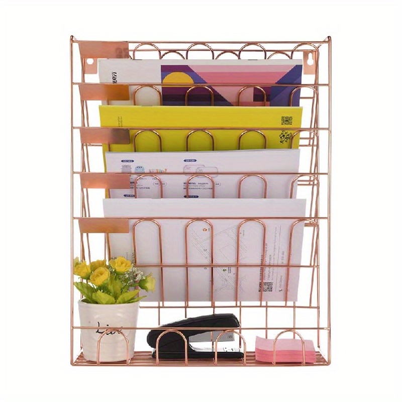 1pc 6 tier Metal Mesh Storage Rack Organizador Bandeja - Temu