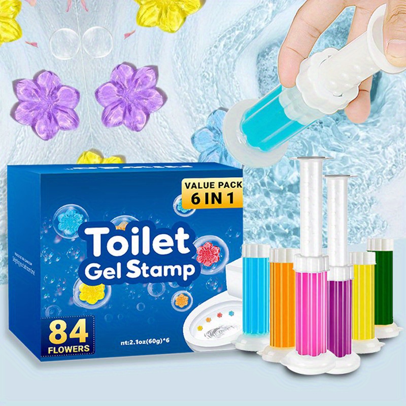 2 pièces Déodorant Toilette Fleur Toilette Nettoyage gel, Mode en ligne
