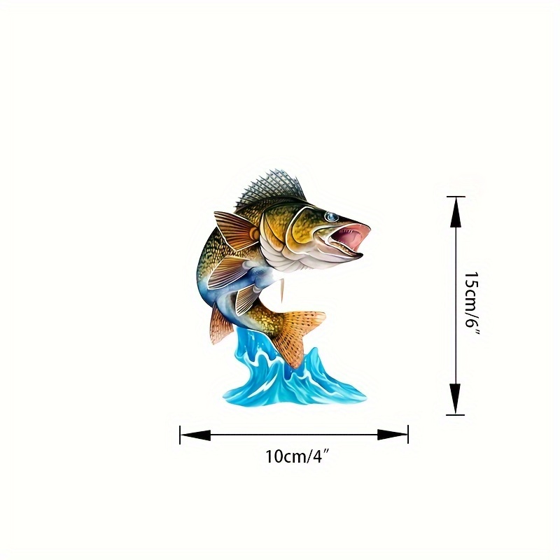 Rainbow Trout Fish Car Stickers Laptop Water Bottle Phone - Temu