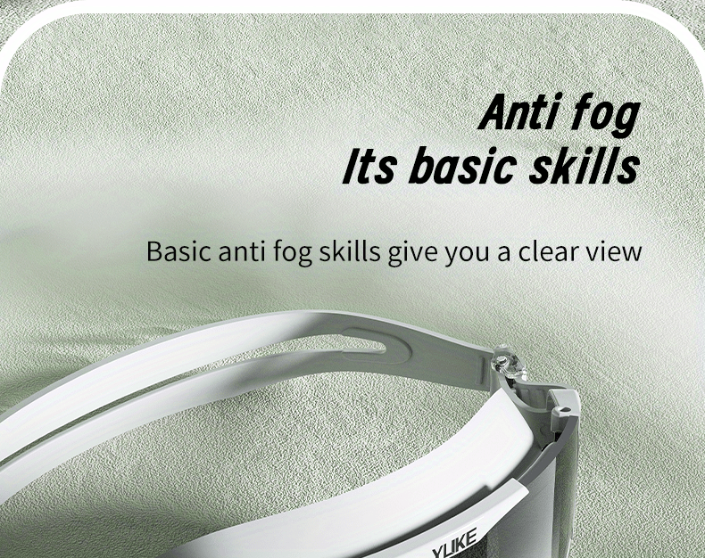 HD Anti-Fog Waterproof Swim Goggles for Adults - Large Frame, Durable PC Material, Perfect for Outdoor Leisure
