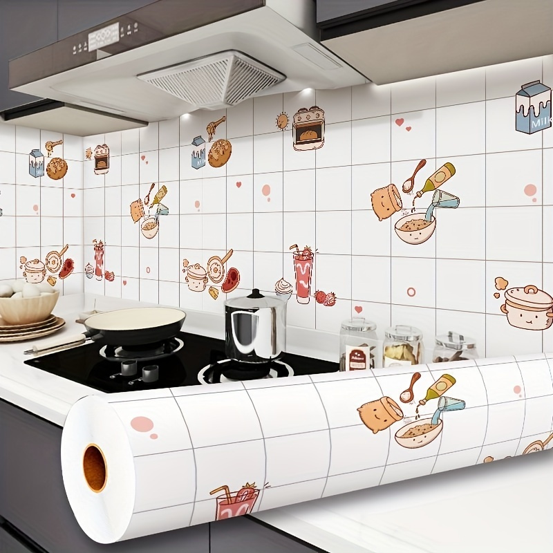  Vinilo adhesivo para pared de cocina, diseño de utensilios de  cocina, gráficos : Herramientas y Mejoras del Hogar