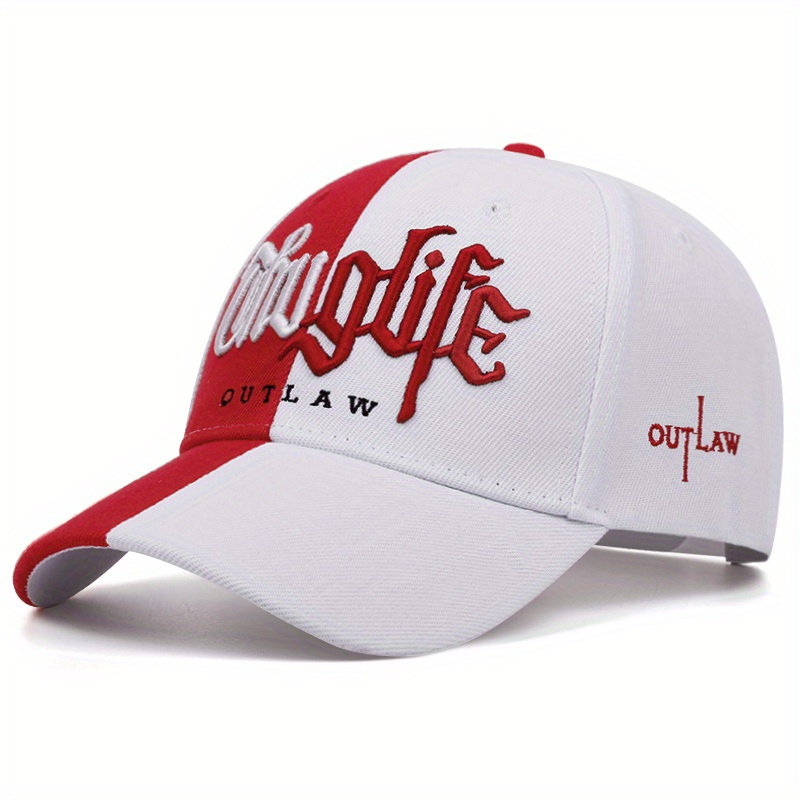 A Stylish Unisex Baseball Cap With Adjustable Colors And Outlaw Embroidery