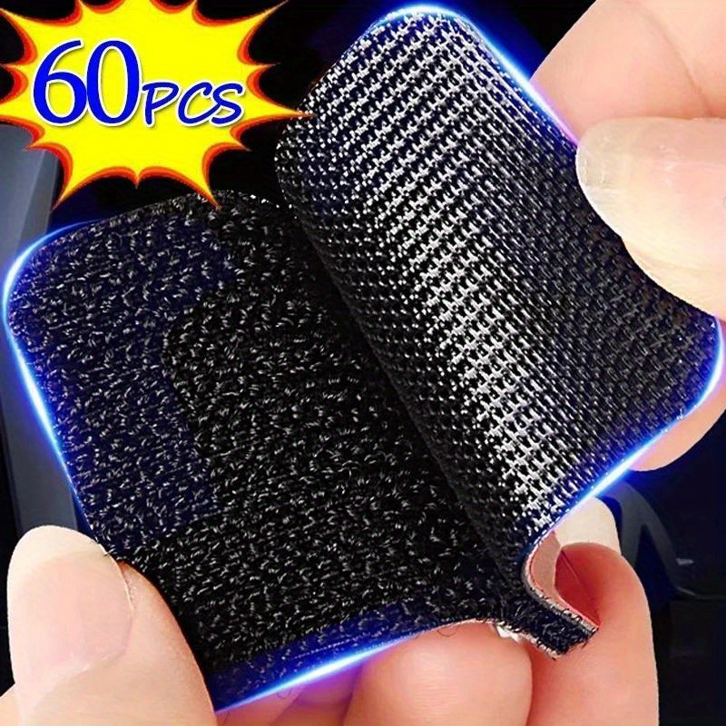 

20pcs Carpet Fixing Stickers Double Faced High Adhesive Car Carpet Fixed Patches Home Floor Foot Mats Anti Skid Grip Tapes