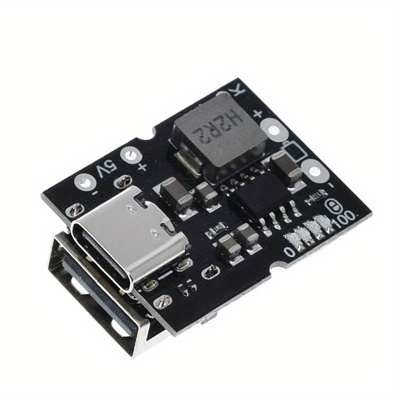 

1pc High-precision 5v 2a Charge-discharge Integrated Module Type-c Input Compatible With 4.2v Lithium Battery