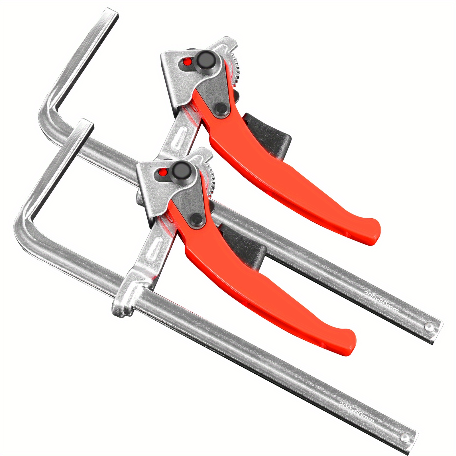 4pcs 6 Inch Spring Clamp, Large Wood Clamps, Heavy Duty Spring Metal Spring  Clamps, 2.5-inch Jaw Opening