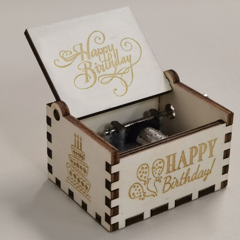 Caja de música Sinzyo con mecanismo de madera tallada clásica caja musical  regalo para Navidad, cumpleaños, día de San Valentín, el mejor regalo para