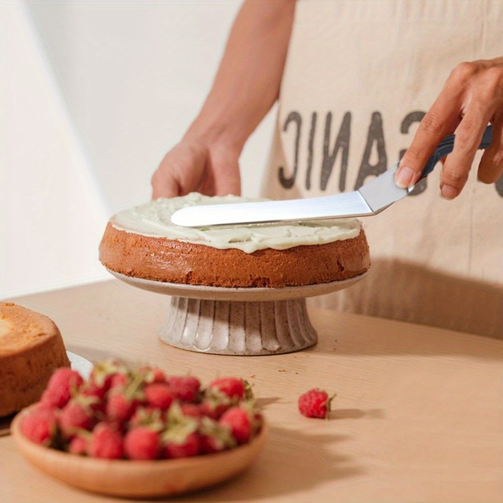 Raschietto Per Torte In Acciaio Inox Con Scala - Spatola Decorativa Professionale Per Glassa E Crema - Foto 5