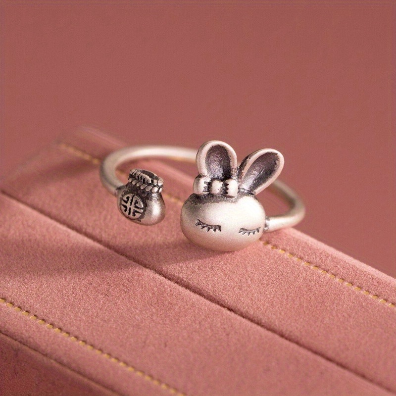 Bague lapin discount