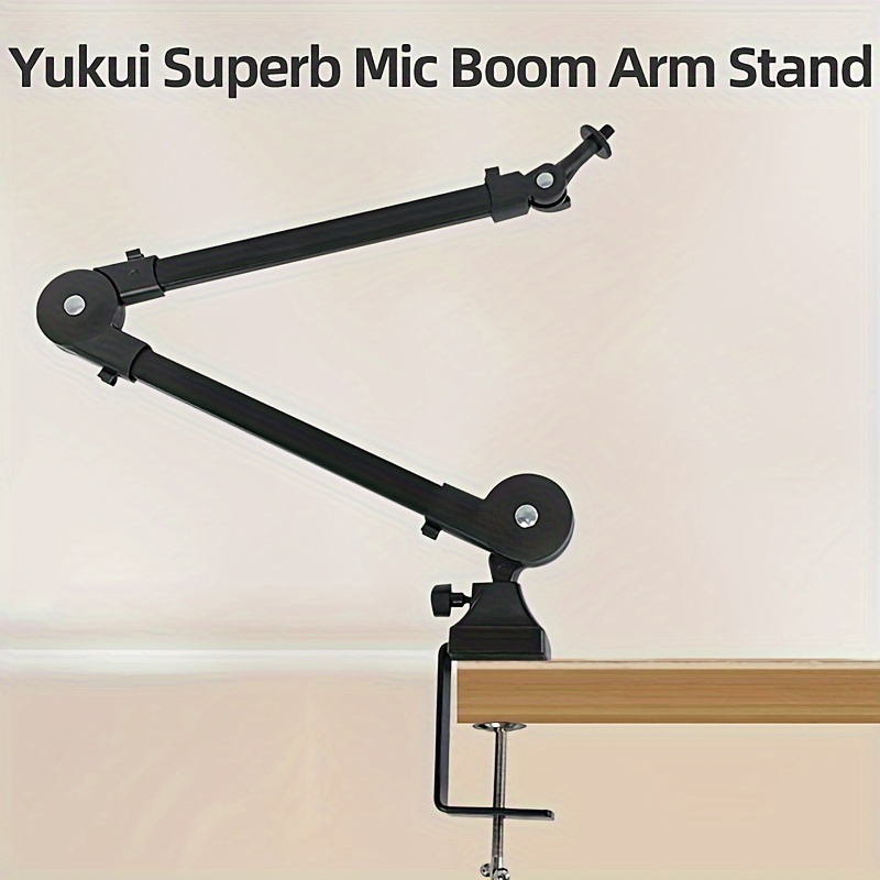 Mikrofon Arm, Oppgradert mikrofon arm mikrofon stativ Boom suspensjon  stativ med 3 / 8 til 5 / 8 skrue adapter klips for blå Yeti snøball,  Hyperx Quadcast