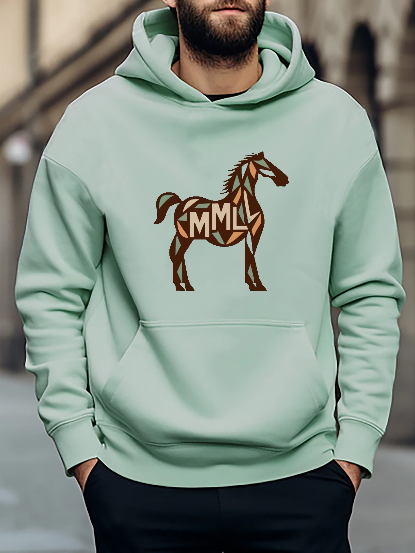 Sweat a capuche discount cheval