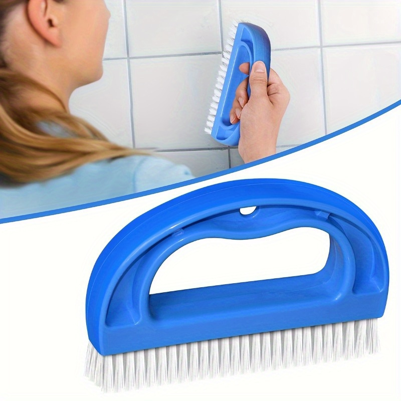 Brosse à récurer pour joints de carrelage avec poils en nylon, utilisation  pour un nettoyage en