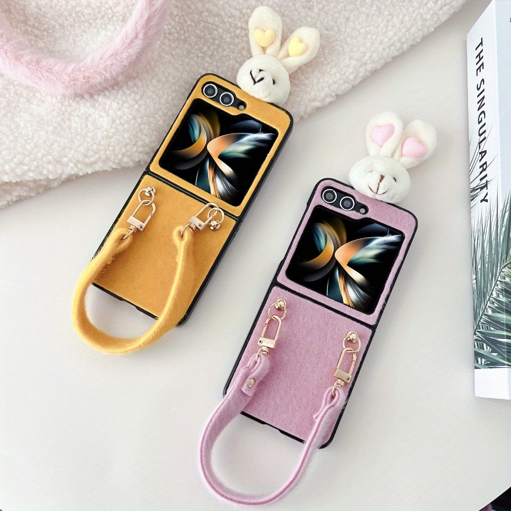 Filp 5 Bunny Mink Plush Portable Phone Case Temu United Kingdom