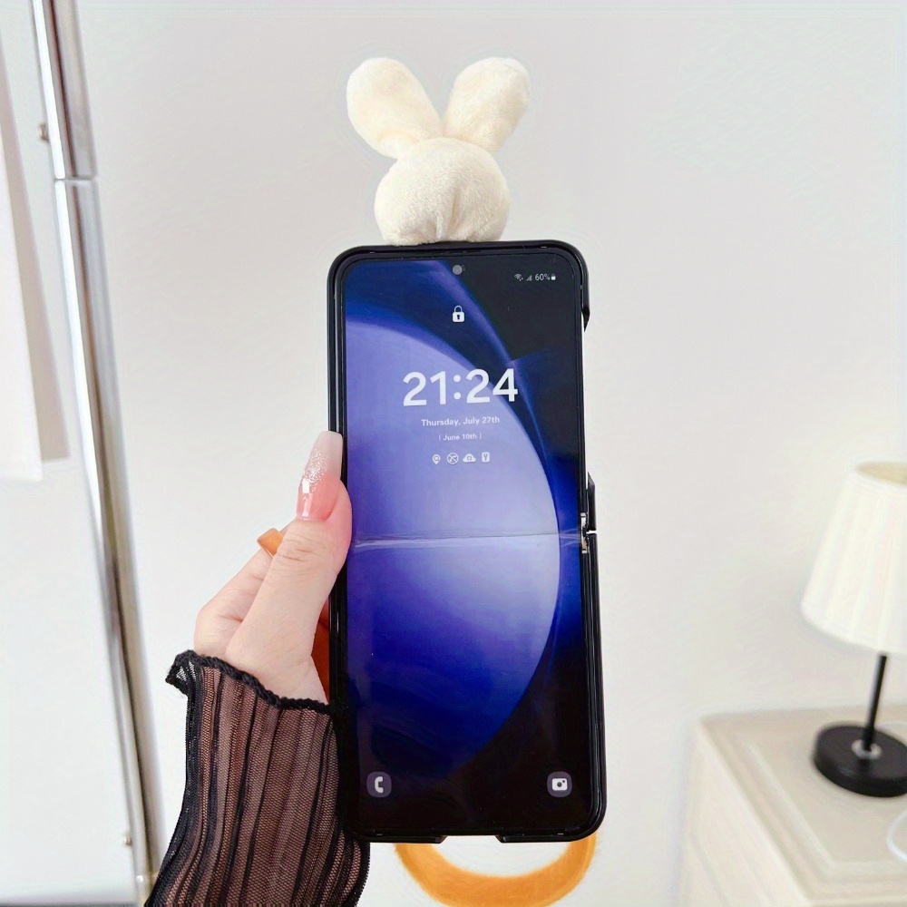 Filp 5 Bunny Mink Plush Portable Phone Case Temu United Kingdom