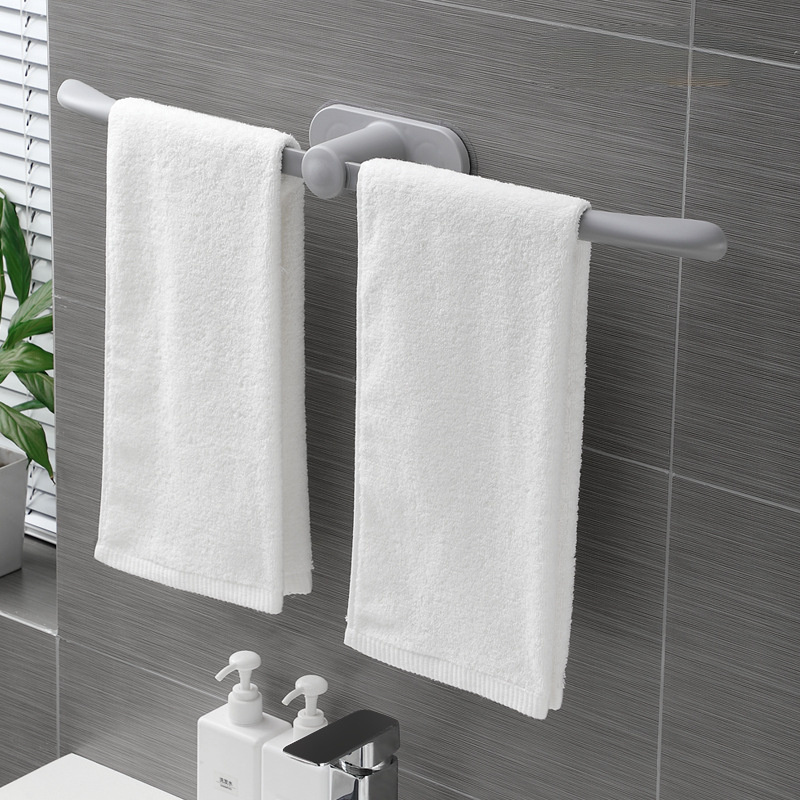 Single Rod Towel Bar Towel Rack Bathroom Wall Mounted Towel - Temu