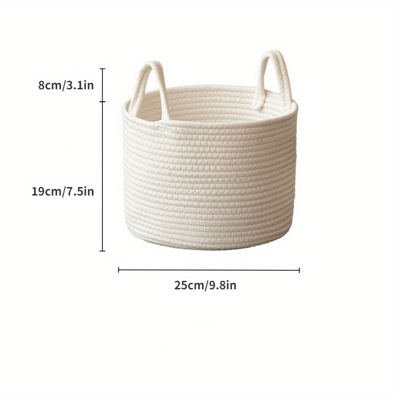 boho chic woven storage basket with handles versatile laundry hamper for clothes toys more     laundry baskets details 9