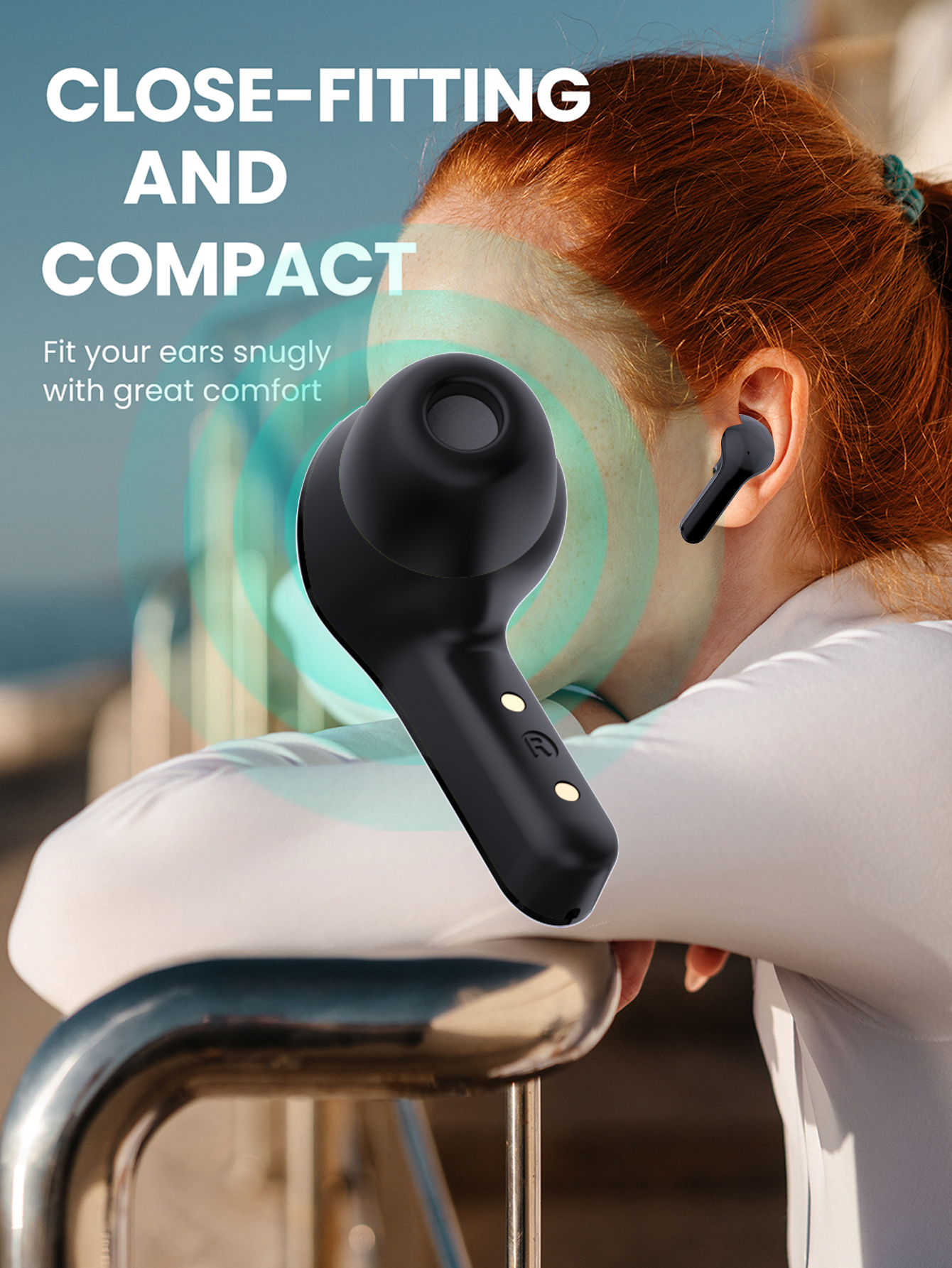 Transparent TWS, Capless Design, 5.3 Colorful True Wireless Stereo Earbuds, Silicone In-Ear, Touch Button, Digital Display Of Battery Capacity, Low L_voghion.com