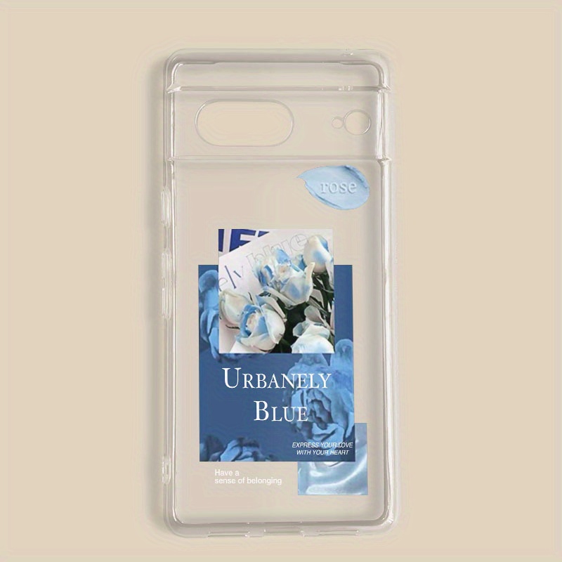 Phone Case Pixel 8 Blue Rose Pixel 7a Temu