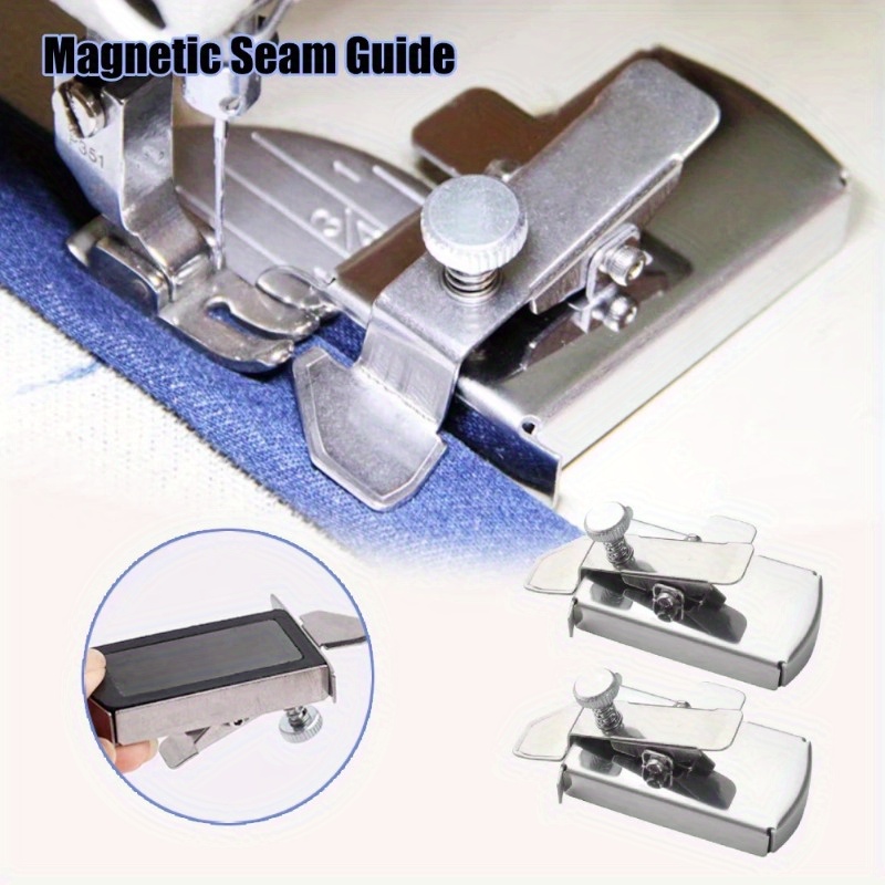 2Pcs Magnetic Seam Guide For Sewing Machine, Magnetic Sewing Guide, Sewing  And Quilting Supplies