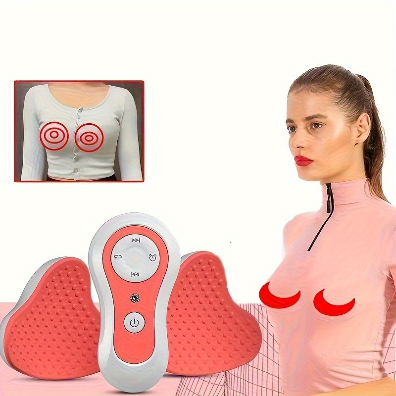 Breast Lift Massager Bra Vibration Enlargement Chest Enhancer Heating  Stimulat}