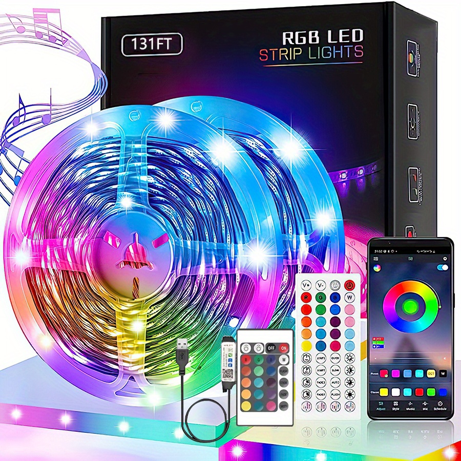 3/6ft LED Strip Lights USB 5050 RGB TV Computer Back light Strip Kit  w/Remote US