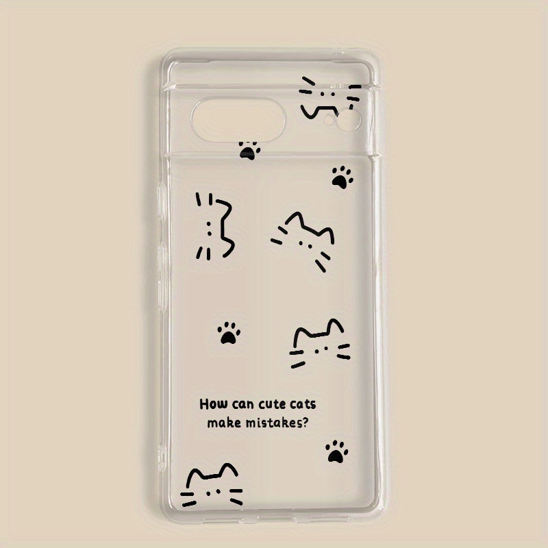 

Cute Cat Pattern Protective Phone Case Suitable For Google Pixel 6/7/8 Series