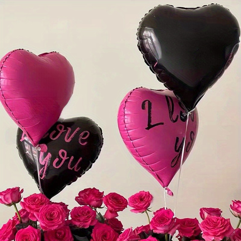 9pcs Conjunto De Globos En Forma De Corazón te Quiero En Español, Para  Bodas, Día De San Valentín, Decoración De Fiestas, Escaparates, Jardines -  Juguetes - Temu