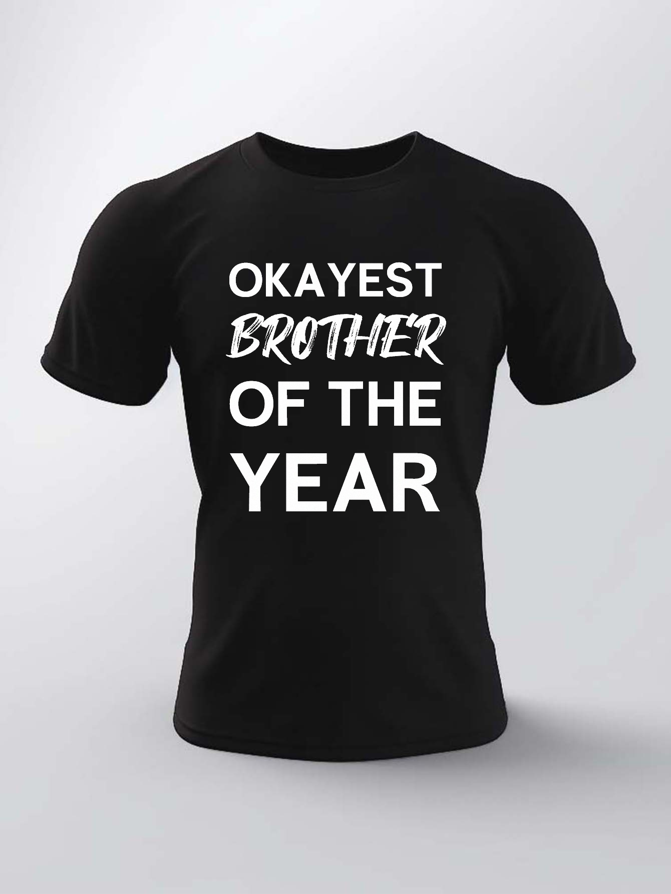brother year print t shirt tees men casual short Temu New Zealand