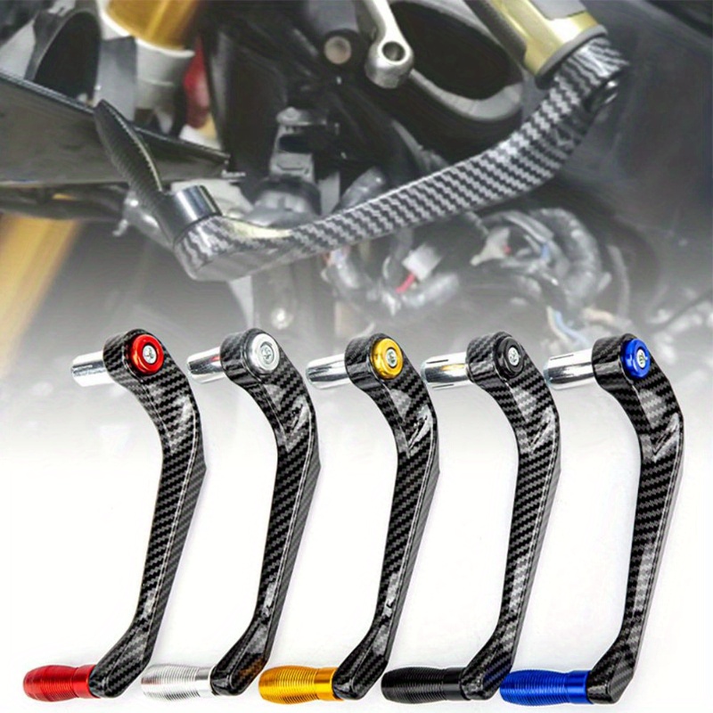 1 paire 7/8(22mm) universel moto frein embrayage maître-cylindre réservoir  leviers levier d'embrayage de frein(rouge) : : Auto et Moto